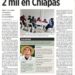 Huyen por violencia 2 mil personas en Chiapas
