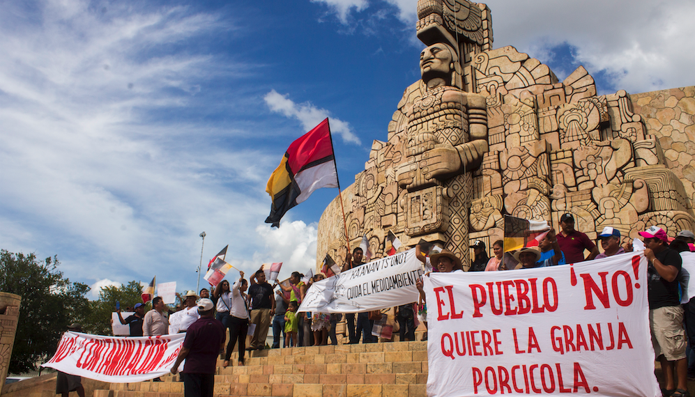 Amenazan a convocantes de consulta maya