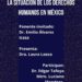 Conferencia Magistral “La situación de los Derechos Humanos en México”