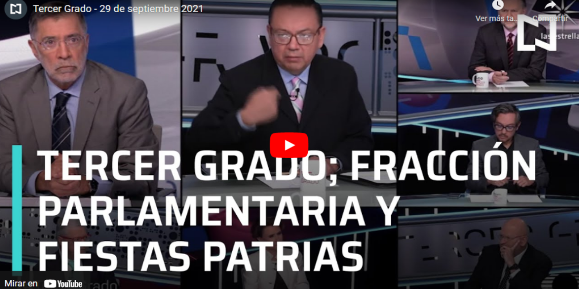 Nueva bancada apartidista en el Senado y los festejos patrios, en Tercer Grado