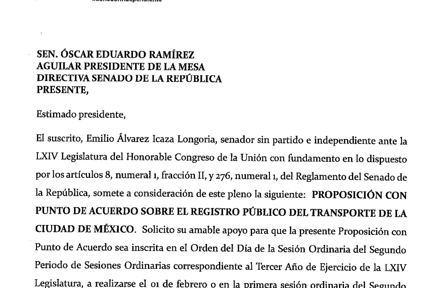 S presentó otra propuesta para exhortar la realización de las investigaciones necesarias y la reparación a las víctimas y sus familias
