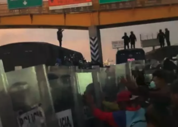 Justifica Sheinbaum actuar de la Policía ante migrantes