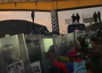 Justifica Sheinbaum actuar de la Policía ante migrantes