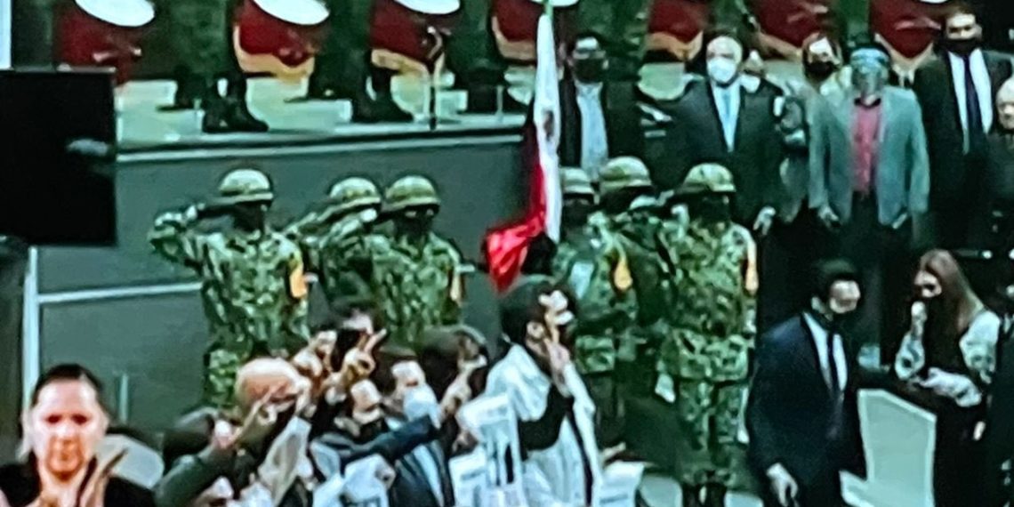 Avanza la militarización, ahora en el Legislativo