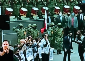 Avanza la militarización, ahora en el Legislativo