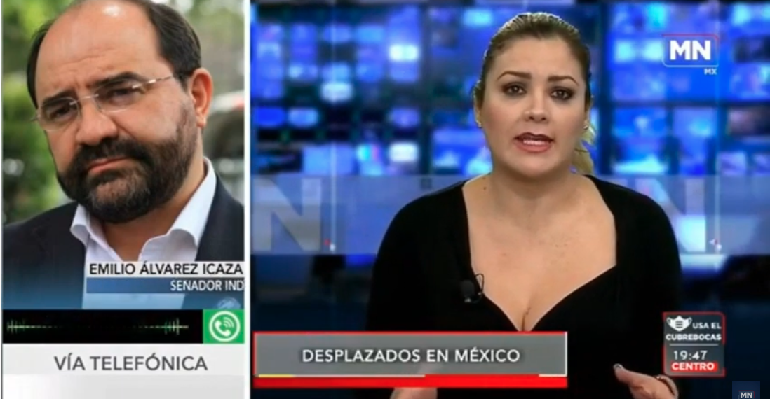 Hay más de 63 mil personas desplazadas en #México y no reconocidas por la ley