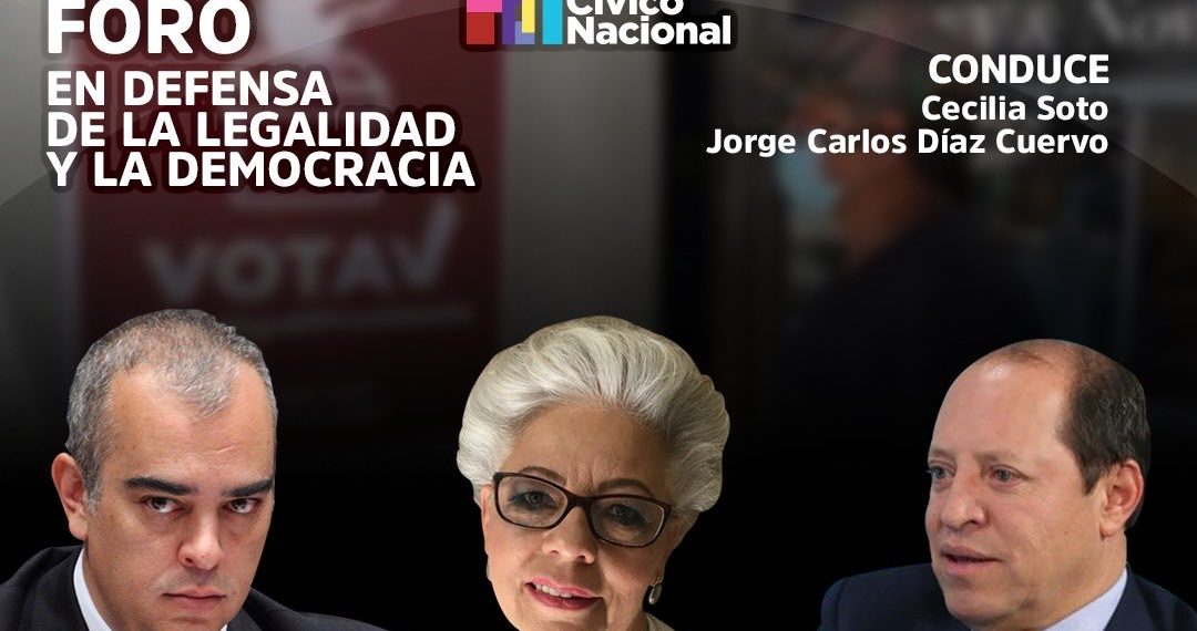 31 de Marzo 7 PM, Foro en defensa de la legalidad y la democracia