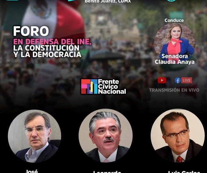 Foro en Defensa del INE, la Constitución y la Democracia, 4 de mayo 11 AM