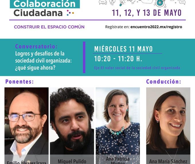 Conversatorio “Logros y desafíos de la sociedad civil organizada: ¿qué sigue ahora?”