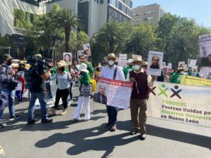 Marcha del 10 de mayo por los más de 100 mil desaparecidas y desaparecidos en México. 10 de Mayo 2022