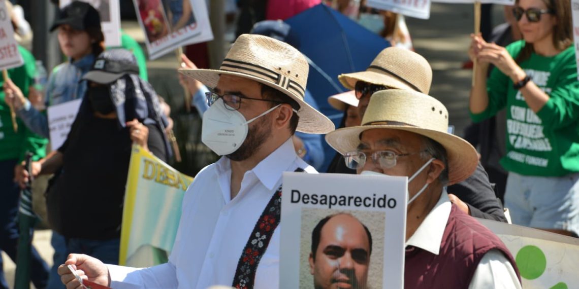Marcha del 10 de mayo por los más de 100 mil desaparecidas y desaparecidos en México. 10 de Mayo 2022