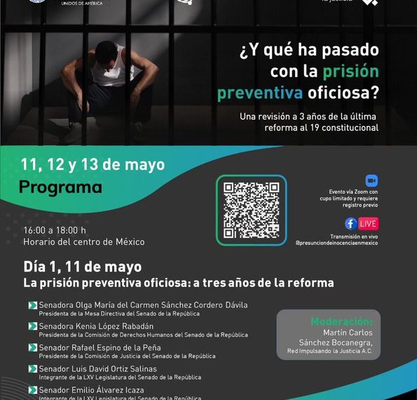 ¿Y qué ha pasado con la Prisión Preventiva Oficiosa? 11, 12 y 13 de mayo