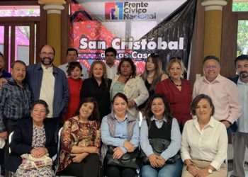 Instalación del Frente Cívico Nacional, capítulo Chiapas