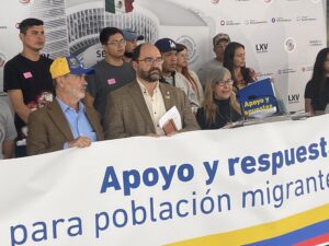 Rueda de prensa en solidaridad con la comunidad migrante de Venezuela 26 de octubre 2022