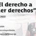 Foro “El Derecho a defender derechos”