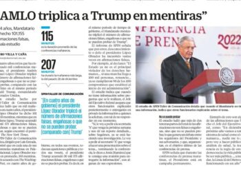 AMLO triplica a Trump en mentiras
