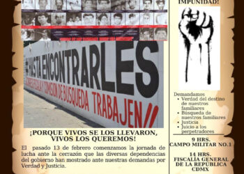 Titular de la SEDENA no responde tras recibir lista de 67 desaparecid@s por militares