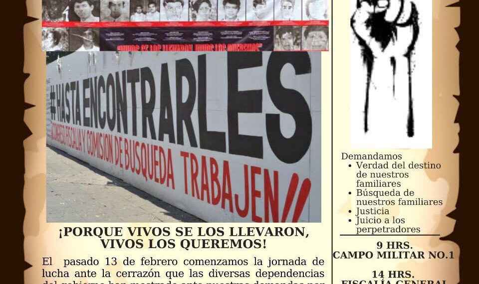 Titular de la SEDENA no responde tras recibir lista de 67 desaparecid@s por militares