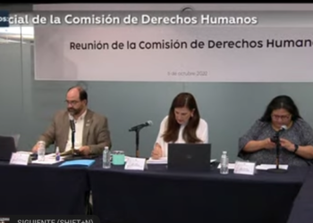 Reunión de la Comisión de Derechos Humanos, 6 de octubre 2022.
