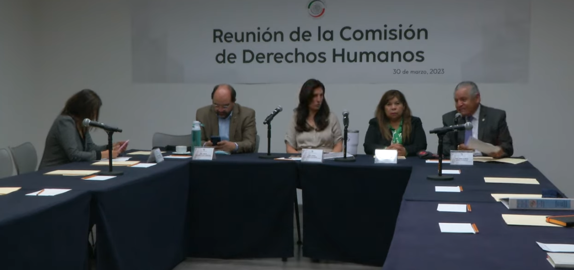 Reunión de la Comisión de Derechos Humanos, 30 de marzo 2023.