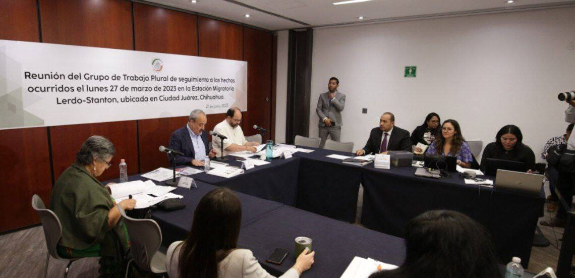Instalación del Grupo de trabajo de seguimiento a los hechos ocurridos en la Estación Migratoria en Ciudad Juárez, 21 de junio 2023.