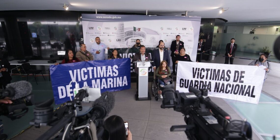 Caravana de Familiares y Víctimas de Violaciones a Derechos Humanos por parte del Ejército, la Marina y la GN en Nuevo Laredo y otra municipios de Tamaulipas.