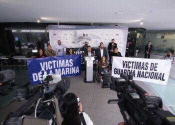 Caravana de Familiares y Víctimas de Violaciones a Derechos Humanos por parte del Ejército, la Marina y la GN en Nuevo Laredo y otra municipios de Tamaulipas.