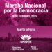 Marcha Nacional por la Democracia, 18 de febrero