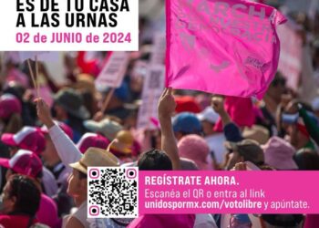 La próxima marcha es de tu casa a las Urnas el de Junio del 2024
