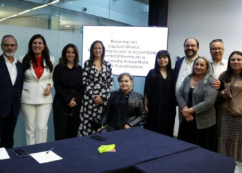 Presentación Capítulo México Parlamentarios por la Acción Global, Nombramiento de la Sen. Claudia Anaya como Coordinadora