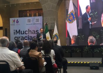 Palabras de José Antonio Guevara Bermúdez durante el 6to Informe legislativo del Senador Emilio Álvarez Icaza